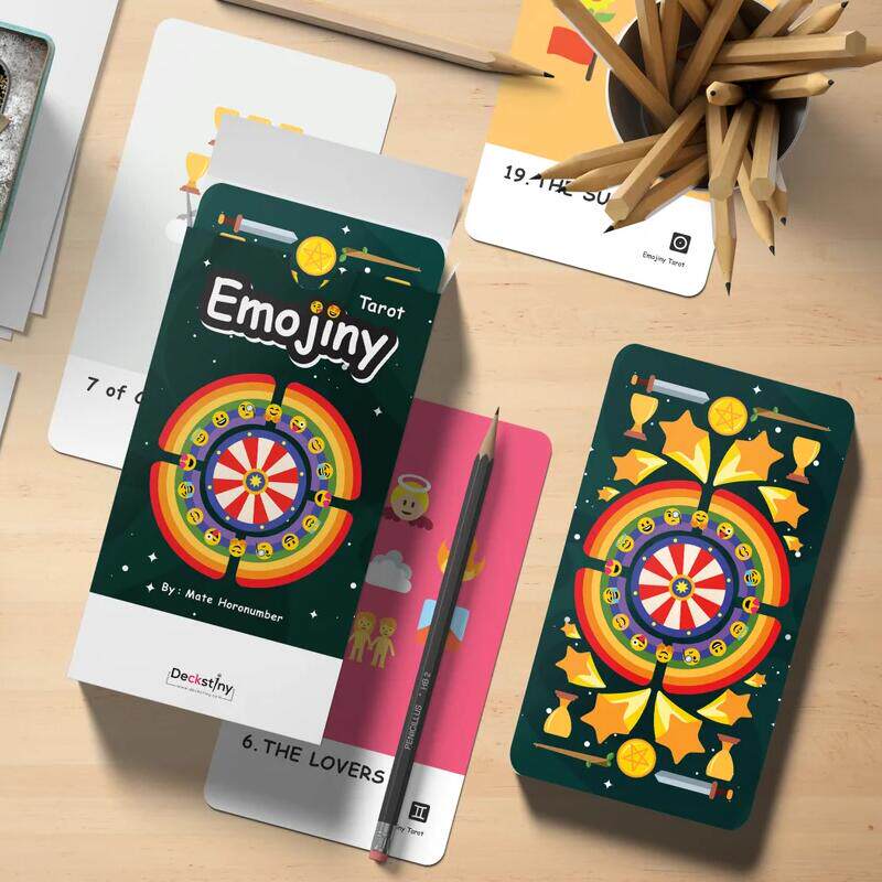 进口正版 Emoji 表情塔罗牌 Emojiny Tarot 泰国桌游卡牌