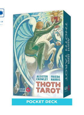 进口正版 透特塔罗牌口袋版新版 Crowley Thoth托特桌游卡牌