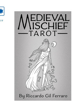 进口正版 中世纪恶作剧塔罗牌Medieval Mischief Tarot益智桌游卡