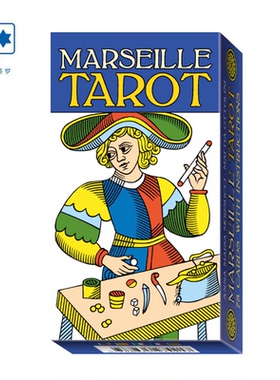 进口正版 原型马赛塔罗牌 Marseille Tarot 意大利桌游卡牌
