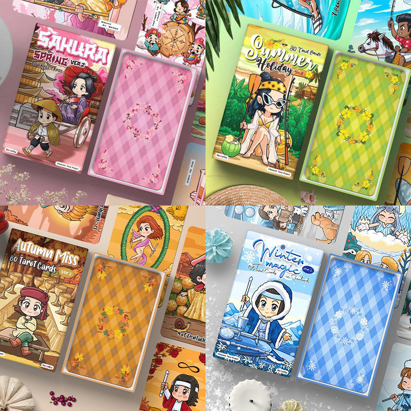 进口正版 四季塔罗牌 Spring Summer Autumn Winter 泰国桌游卡牌
