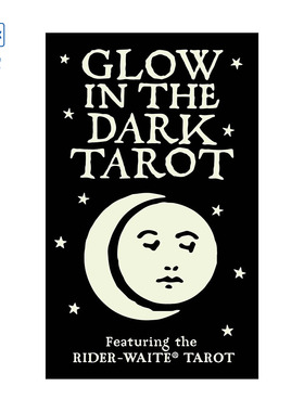 进口正版夜光伟特塔罗暗夜光辉 Glow In The Dark Tarot桌游卡牌