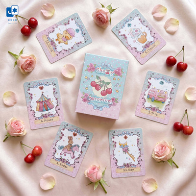 原装正版 玫瑰樱桃雷诺曼 The Cherry Rosarium Lenormand 卡牌