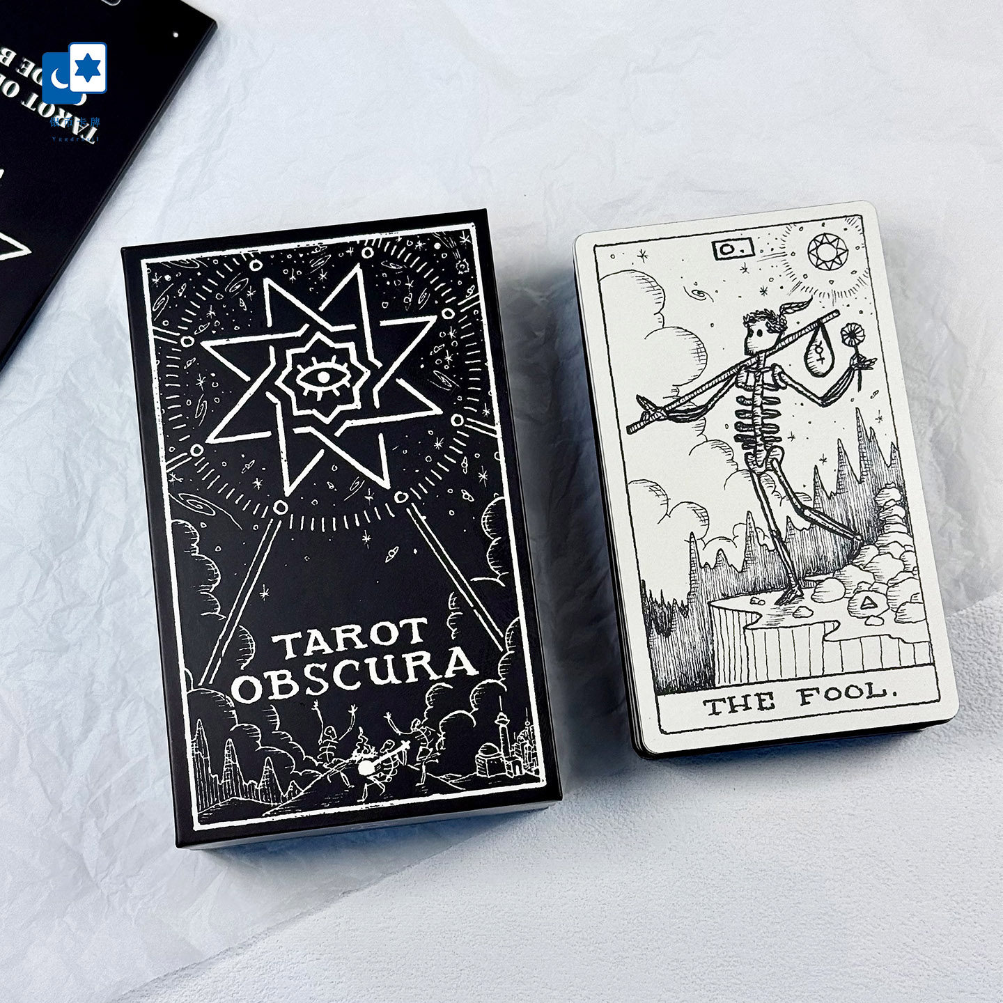 现货进口正版 限量编号小骷髅箱箱塔罗牌 Obscura Tarot 桌游卡牌