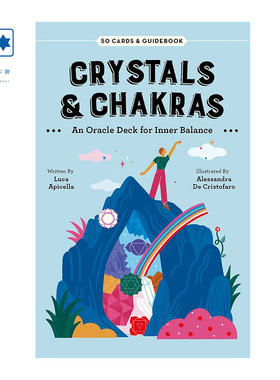 进口正版 内在水晶神谕卡 Crystals & Chakras 桌游卡牌