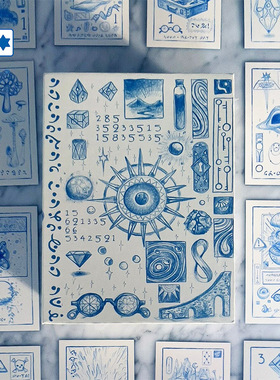 进口正版 蔚蓝序列神谕卡 The Cerulean Sequence 棱镜桌游卡牌