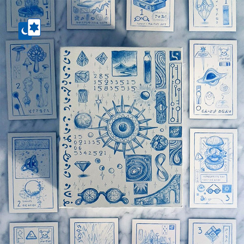 进口正版 蔚蓝序列神谕卡 The Cerulean Sequence 棱镜桌游卡牌