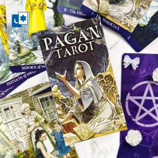 进口正版 奇人异事塔罗牌 Pagan Tarot 意大利桌游卡牌