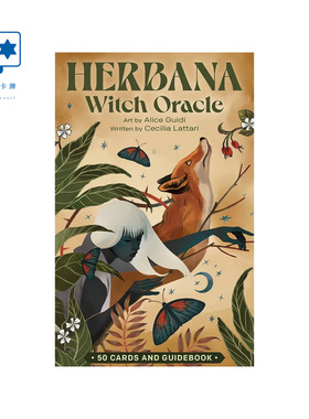 进口正版 女神草药神谕卡 Herbana Witch Oracle 桌游卡牌