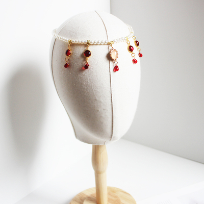 {卖完下架}项链莲蓬软璎珞明制坦领配饰项圈汉服百搭仙气少女唐风