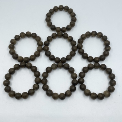 正区文莱软丝树心油天然沉香佛珠手串14MM15颗重18克左右花香蜜甜