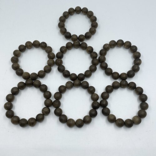 正区文莱软丝树心油天然沉香佛珠手串14MM15颗重18克左右花香蜜甜