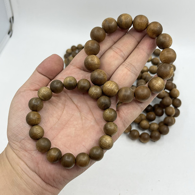 常安香艺印尼加里曼丹保真老料沉香手串佛珠手链12/14MM男女款