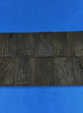 【461】沉香吊坠文莱9分沉虎斑纹老料24铂金【无相佛】【祥云】