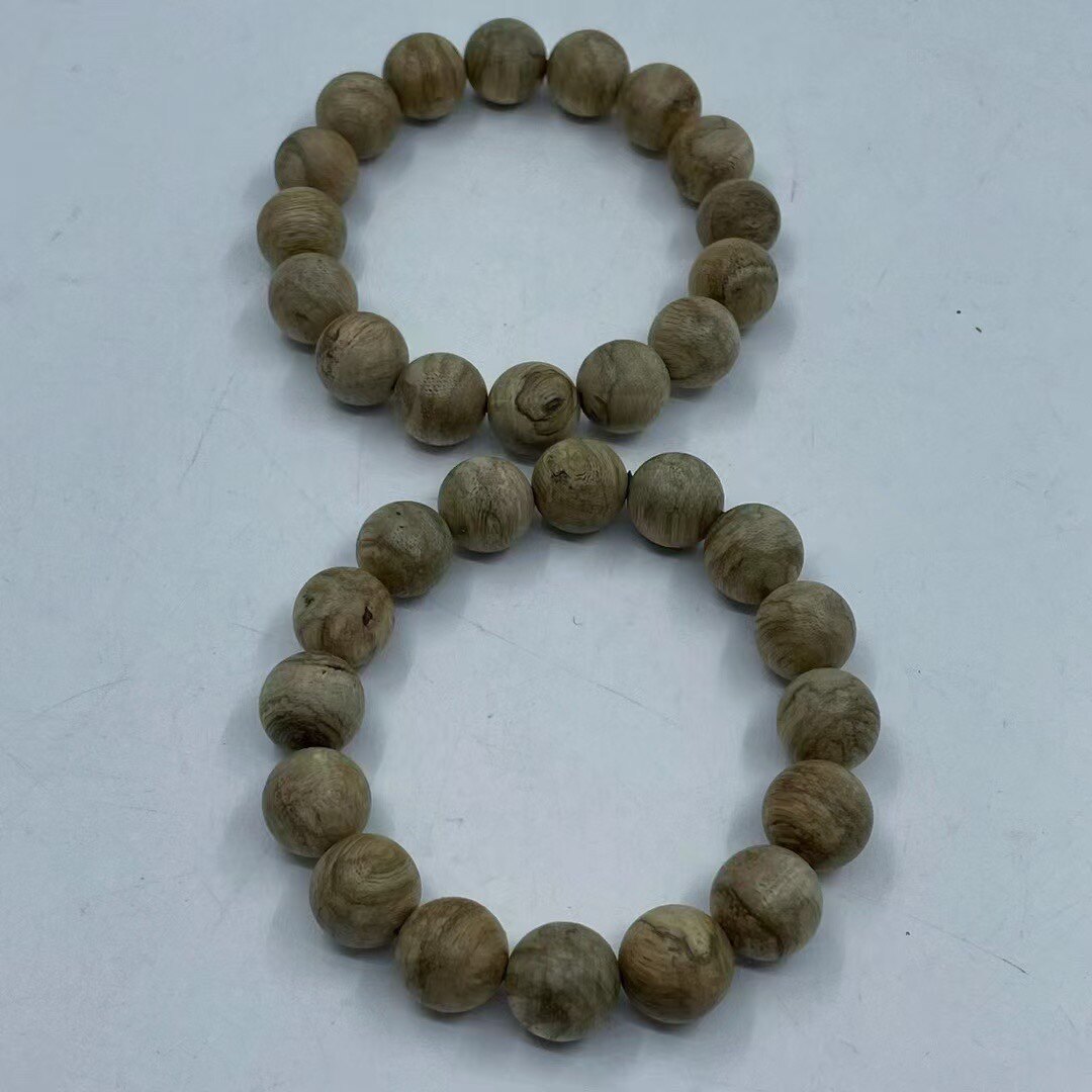 正产区达拉干虎斑纹沉香手串14MM15颗重10.2克,10克清凉乳香十足
