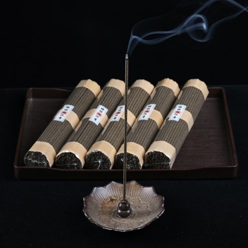 常安香艺绿棋3.0粗手工天然沉香线香100克装家用室内安神助眠香熏