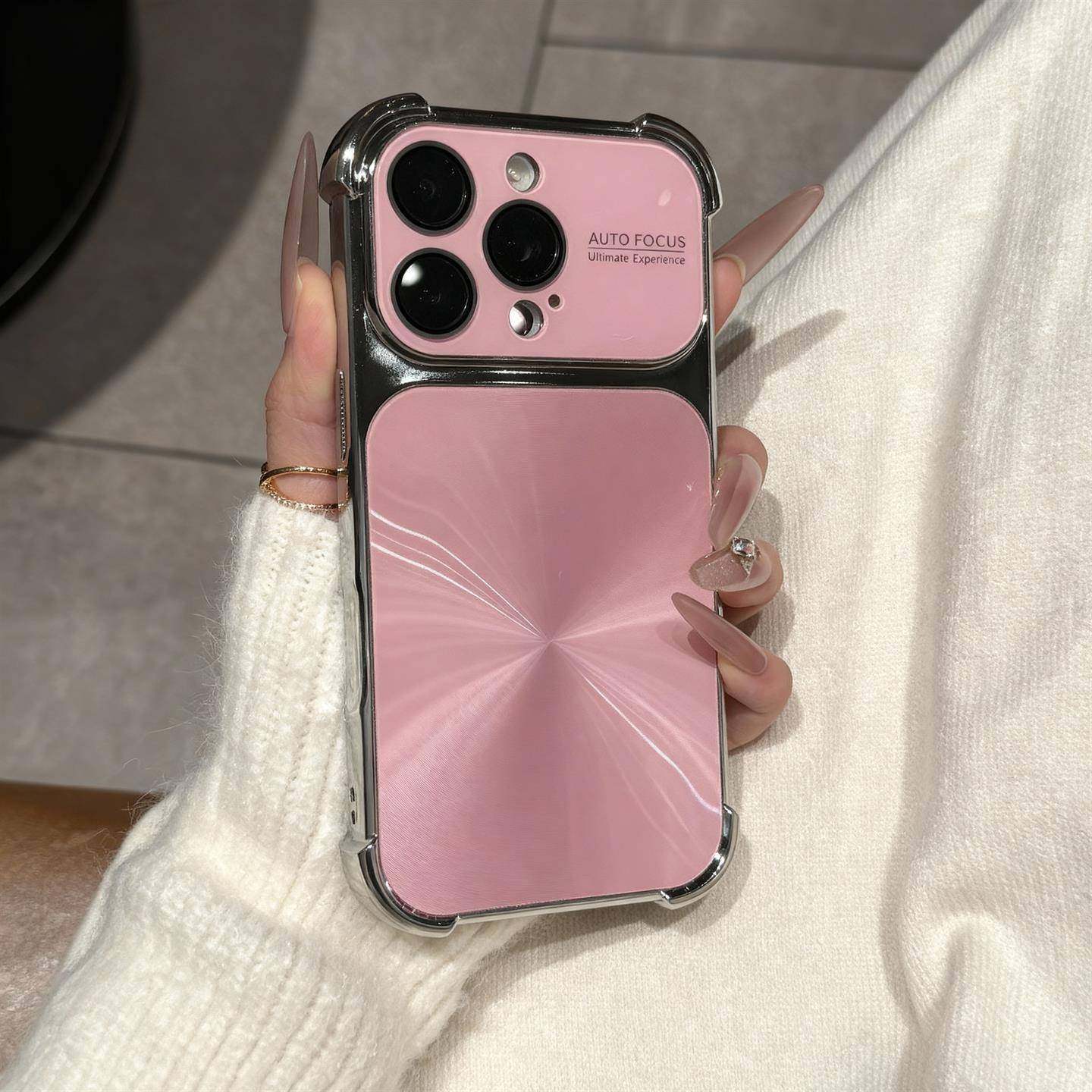ins高级秒变17电镀极光适用苹果17promax手机壳16ProMax超好看iphone15网红14爆款13全包按键17男女15保护套