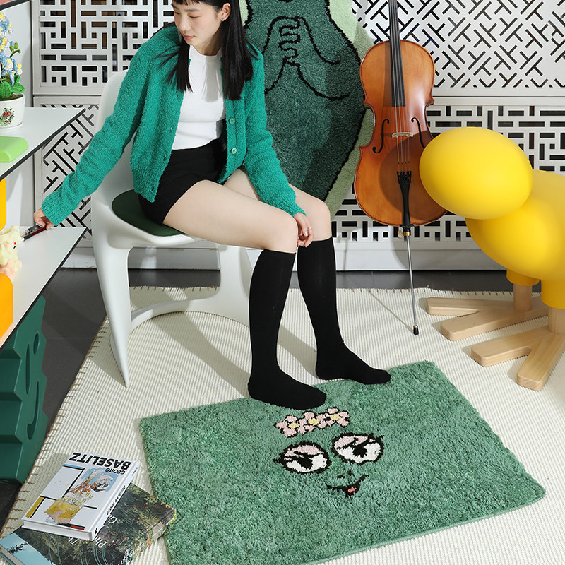 可爱少女入户卡通动漫垫子图片