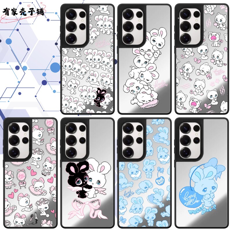 新款Foxy可爱兔兔三星手机壳防摔