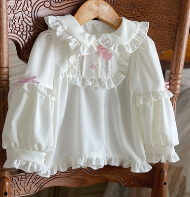 粗腿棉可爱秋冬娃娃翻领长袖