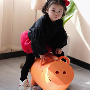 粗腿女童黑色仙气飘飘春秋圆领纯色长袖韩版衬衫内搭打底衫上衣