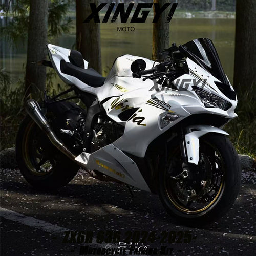 适用于川崎ZX6R 636 24-25款 全车外壳 Fairing 整流罩白金款版画