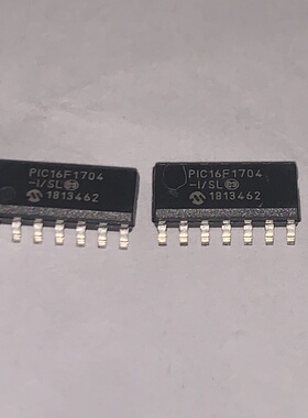 全新原装PIC16F1704-I/SL SOP14  8位微控制器 -MCU 贴片IC非拆机