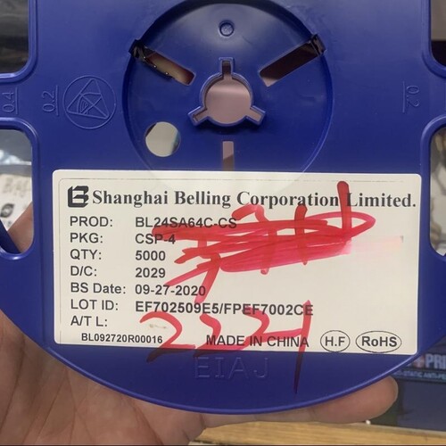 全新原装 BL24SA64C-CS WLCSP-4 串行电可擦可编程只读存储器