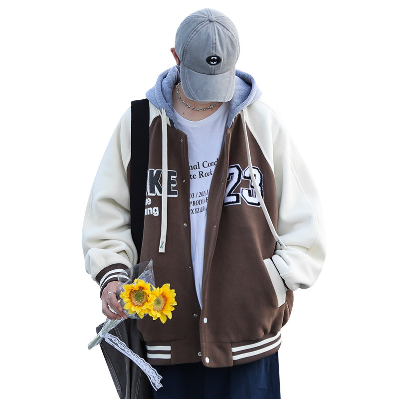 主推~cityboy秋冬加厚奥利绒外套男女潮牌刺绣棒球服999P108,男装夹克,电商A309