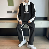 2024新款卫衣卫裤两件套学生潮牌运动服套装TZ369P100，男装卫衣，电商A309