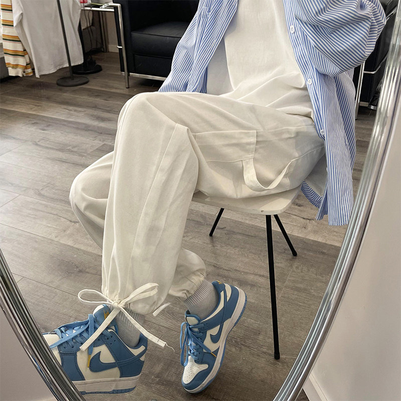 秋季新款潮牌休閑褲男士寬松工裝褲 A336P50圖片