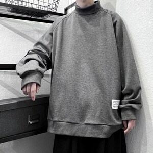 高品质！超柔绒加厚高领卫衣男 A184P55 控78图片