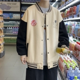 主推春装夹克男宽松潮牌棒球服外套CF2201P75控98，男装夹克，电商A309