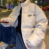 冬季PU皮加厚棉服外套男士宽松潮牌棉衣2188P105控138，男装棉衣，电商A309