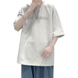夏季纯棉短袖t恤男宽松半袖T02P25，男装T恤，电商A309