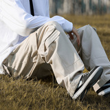 美式潮牌多口袋工装休闲裤男秋季主推直筒拖地裤A366P65，男装休闲裤，电商A309