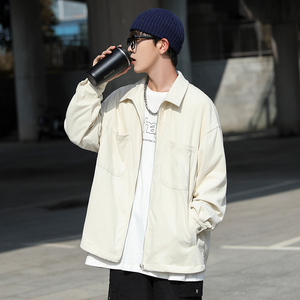主推~秋季灯芯绒夹克男 cityboy潮牌棒球服外套 A364P75图片