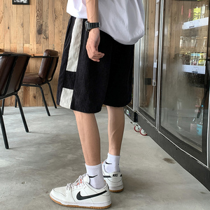 夏季华夫格灯芯绒短裤男 A200P30图片