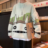 卡通图案提花加厚毛衣男士潮牌针织衫P65，男装针织衫/毛衣，电商A309