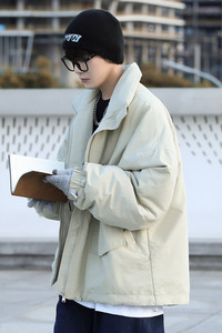 主推欧版oversize短款棉服外套男潮牌棉衣 101P128 控168图片
