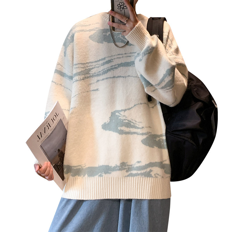 秋冬加厚毛衣男潮牌保暖帅气针织衫MY316P75,男装针织衫/毛衣,电商A309