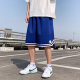 克莱因蓝短裤男夏季潮牌宽松篮球运动五分裤A220P25控39，男装休闲裤，电商A309