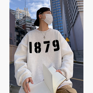 毛巾绣卫衣男2024春季新款 A332P45 控58图片
