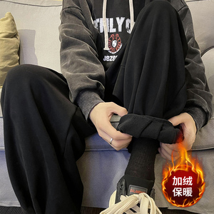 秋冬加绒加厚运动卫裤束脚哈伦萝卜裤A378P60 控88图片