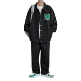 秋季潮牌棒球服运动服男帅气开衫卫衣套装TZ881P100控138，男装卫衣，电商A309
