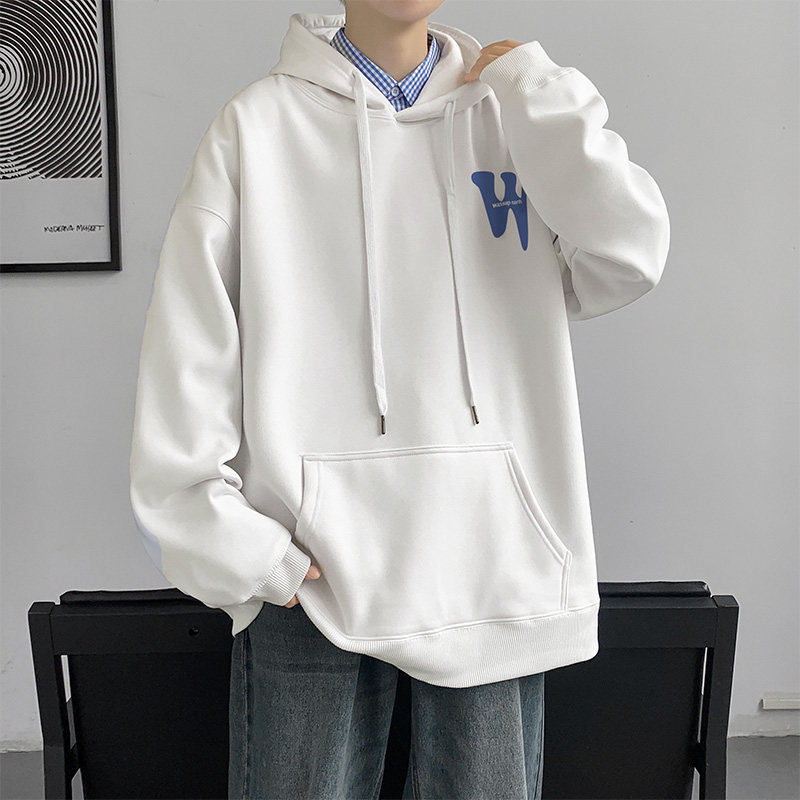 wassup经典情侣加绒加厚连帽卫衣A382P60控88商标可授权,男装卫衣,电商A309