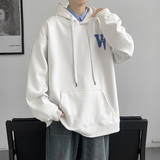 wassup经典情侣加绒加厚连帽卫衣A382P60控88商标可授权，男装卫衣，电商A309