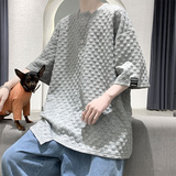 夏季潮牌小众设计立体剪裁短袖男女T11P35控49，男装T恤，电商A309