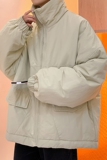 主推大货~冬季防风加厚棉服外套男宽松立领工装棉衣101P128控168，男装棉衣，电商A309
