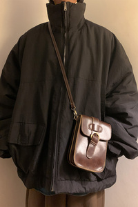 冬季工装棉衣男高领仿风保暖加厚棉服外套 101P128控168图片
